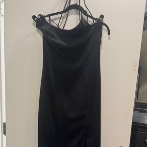 Chic Strapless Black Dress